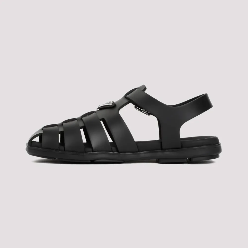 Heren Prada e Tech Strap Sandalen SS25