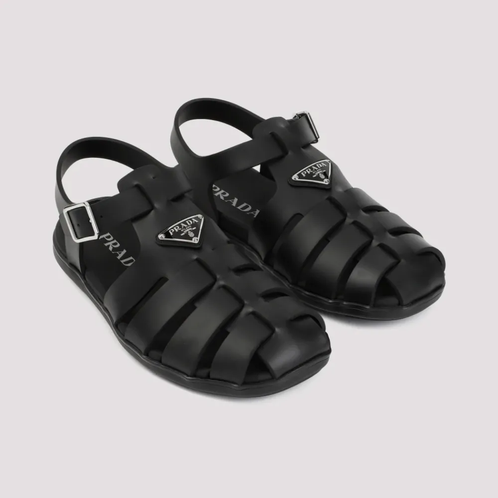 Heren Prada e Tech Strap Sandalen SS25