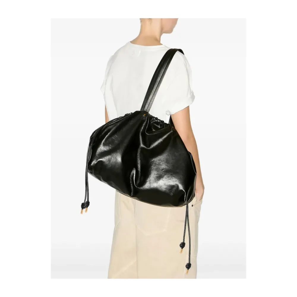 DAMES Isabel Marant Shoppers^e Trekkoordtas met Magnetische Sluiting