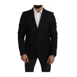 Heren Dolce & Gabbana Kostuums^e Wol Slim Fit Blazer