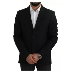 Heren Dolce & Gabbana Kostuums^e Wol Slim Fit Blazer