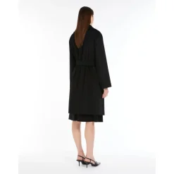 DAMES Max Mara Studio e wollen jas met riem