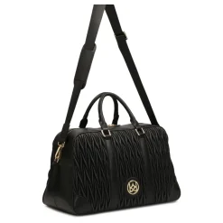 DAMES Kazar e zachte gewatteerde leren reistas