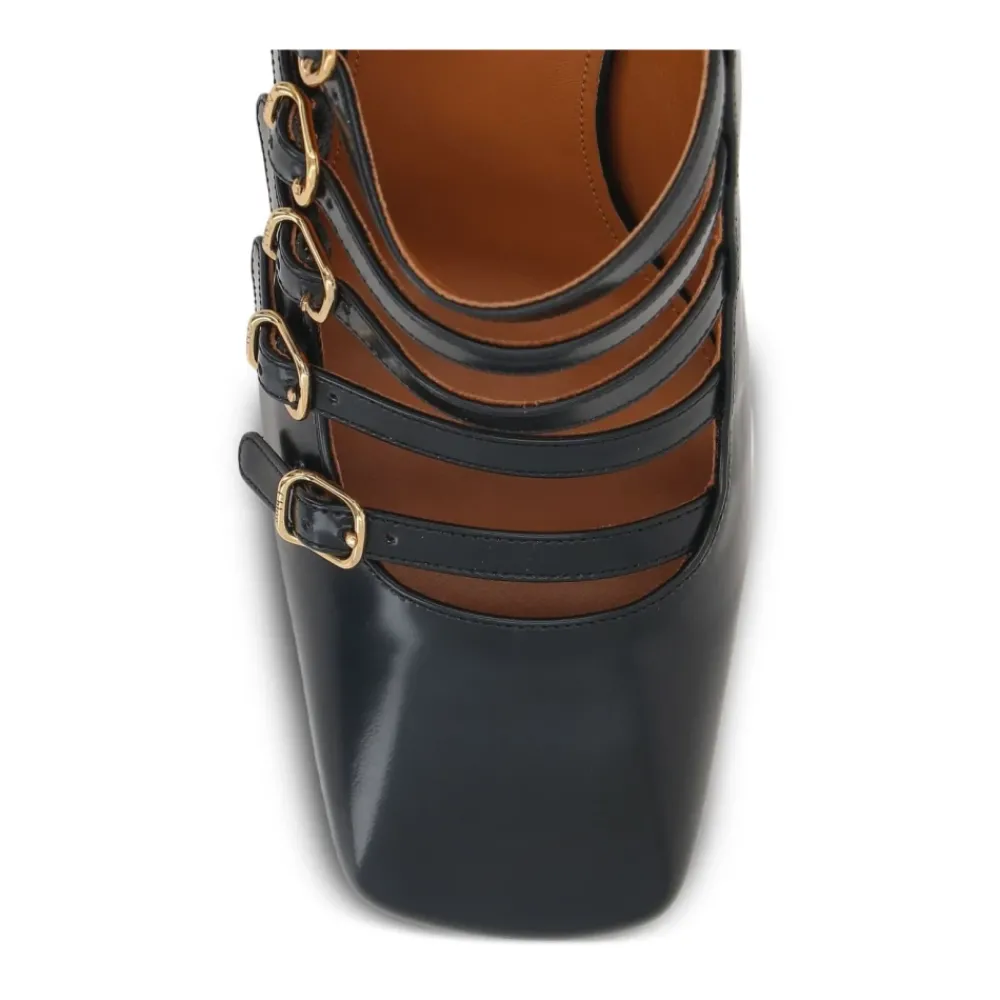 DAMES Chloé Pumps^e Zijde & Nylon Hak Schoenen