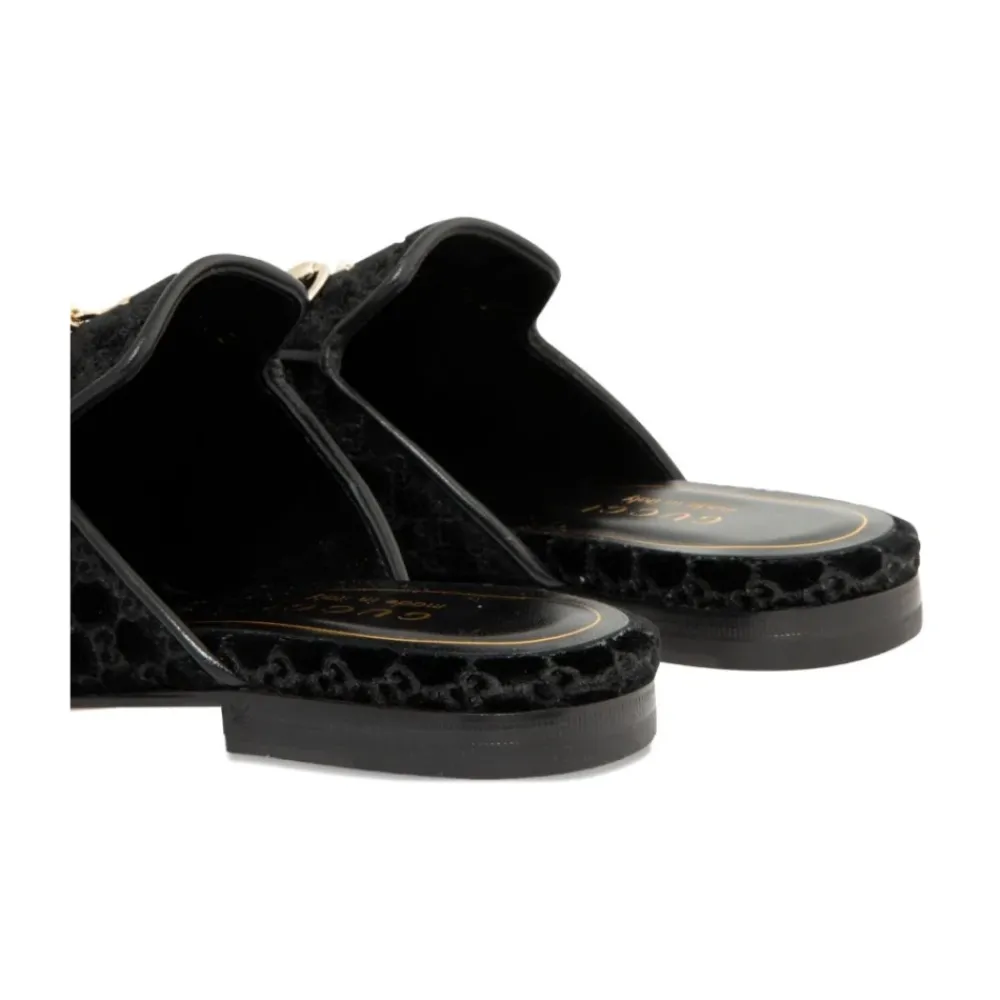DAMES Gucci Loafers^e Zijde & Nylon Sandalen