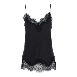 DAMES Gold Hawk e Zijden Camie Top met Kant